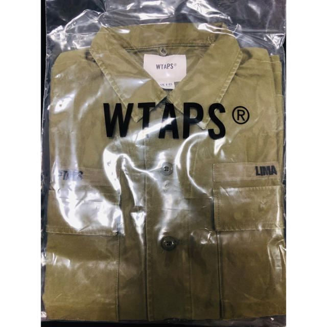 WTAPS JUNGLE LS 01/ Shirt Cotton Satin L