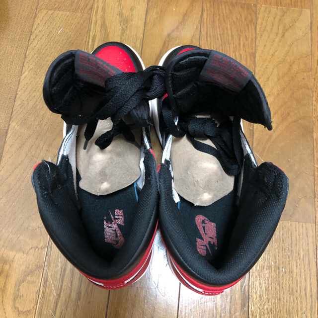 19720円 スニーカー NIKE - AIR JORDAN 1 bred toe 26.5 19720円 スニーカー NIKE - AIR JORDAN 1 bred toe 26.5