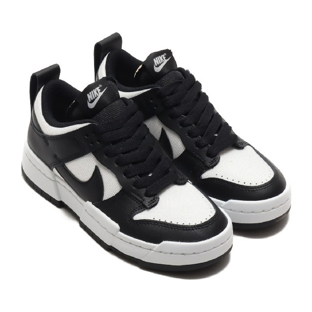 靴/シューズNIKE W DUNK LOW DISRUPT  黒 26.5