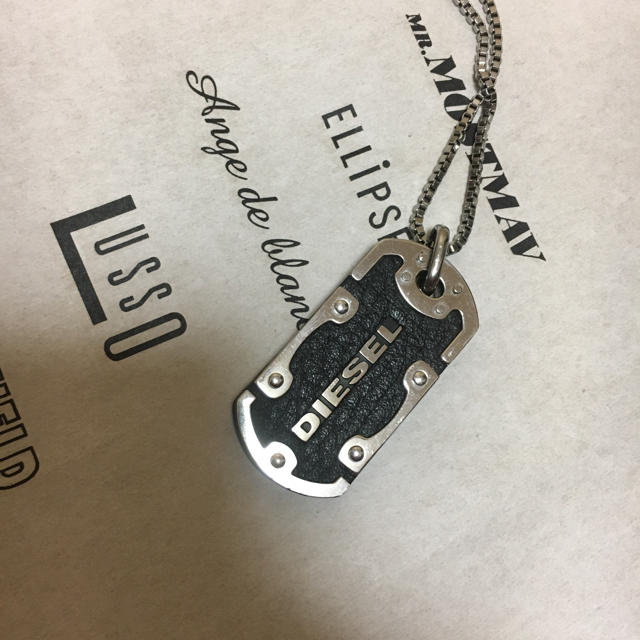 DIESEL(ディーゼル)の最終値下げ！DIESEL ネックレス プレート メンズのアクセサリー(ネックレス)の商品写真