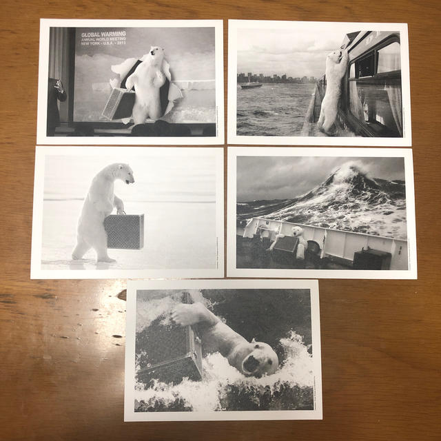 LOUIS VUITTON(ルイヴィトン)のルイ　ヴィトン　ポストカード10枚セット☆ エンタメ/ホビーのコレクション(ノベルティグッズ)の商品写真