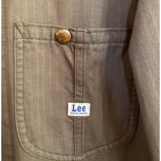 Lee(リー)の今月末処分品。最終値下げ❗️【美品】Lee コート　サイズＬ　カーキ メンズのジャケット/アウター(ステンカラーコート)の商品写真