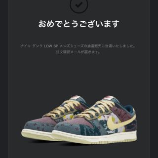 ナイキ(NIKE)の新品未使用　NIKE DUNK LOW "COMMUNITY 26.5 (スニーカー)