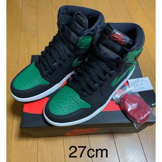 ナイキ(NIKE)のNIKE AIR JORDAN 1 RETRO HIGH OG パイングリーン(スニーカー)