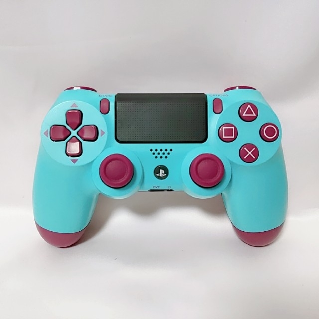 PS4 コントローラー CUH-ZCT2J 限定カラー ベリーブルー美品