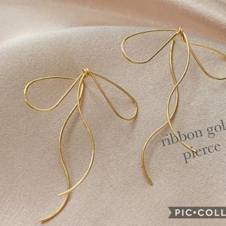 ビューティアンドユースユナイテッドアローズ(BEAUTY&YOUTH UNITED ARROWS)のgold ribbon pierce(ピアス)