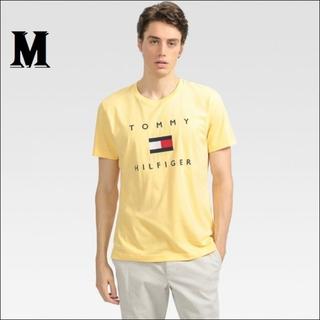 トミーヒルフィガー Tシャツ・カットソー(メンズ)（イエロー/黄色系 