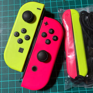 Nintendo Switch - ジョイコン ネオンイエロー・ネオンピンク 同色 ...