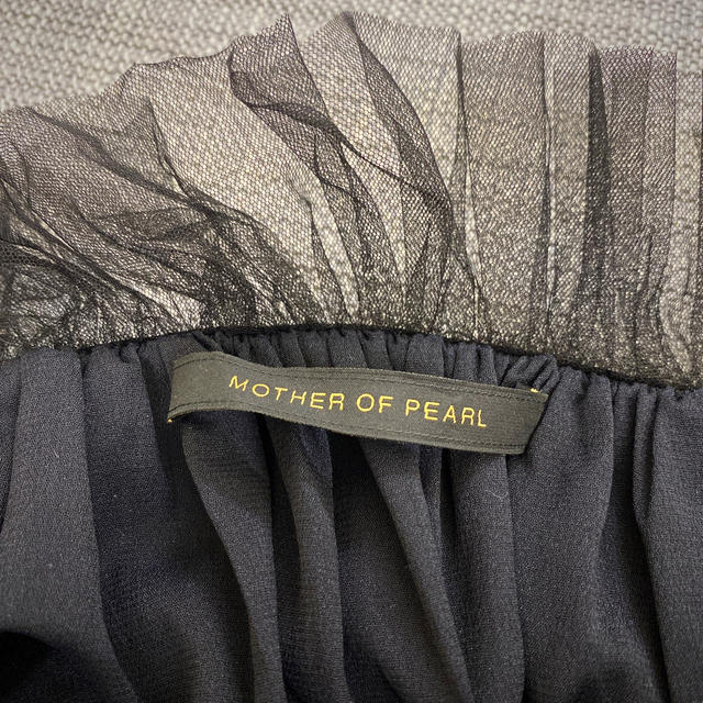 Ron Herman(ロンハーマン)の❤︎mother of pearl可愛いチュールレイヤードスカート黒 新品未使用 レディースのスカート(ロングスカート)の商品写真