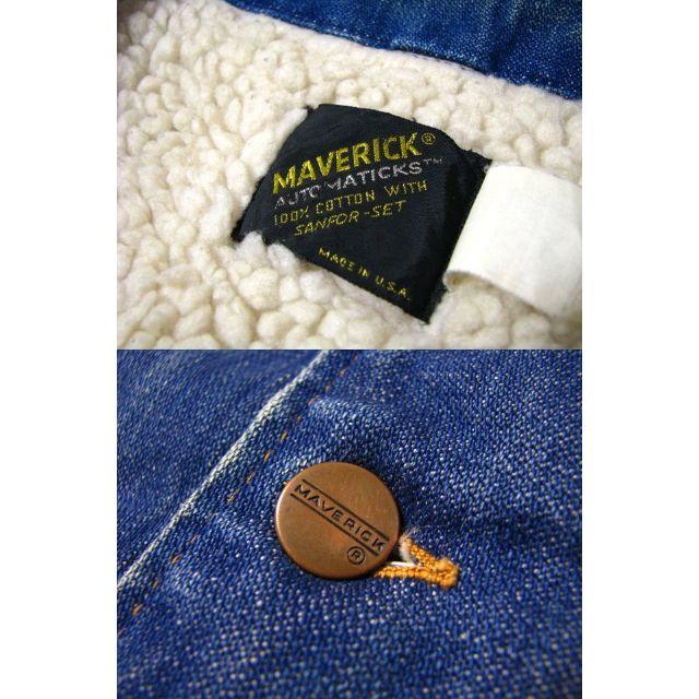 Wrangler(ラングラー)の＠美品 色落ち綺麗 マーベリック MAVERICK デニムベストj365 メンズのトップス(ベスト)の商品写真