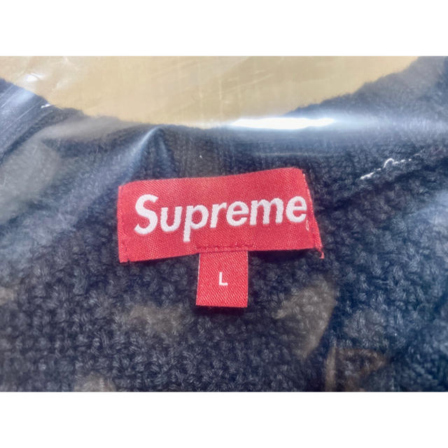 Supreme(シュプリーム)の新品　supreme Textured Small Box Sweater Ｌ メンズのトップス(ニット/セーター)の商品写真