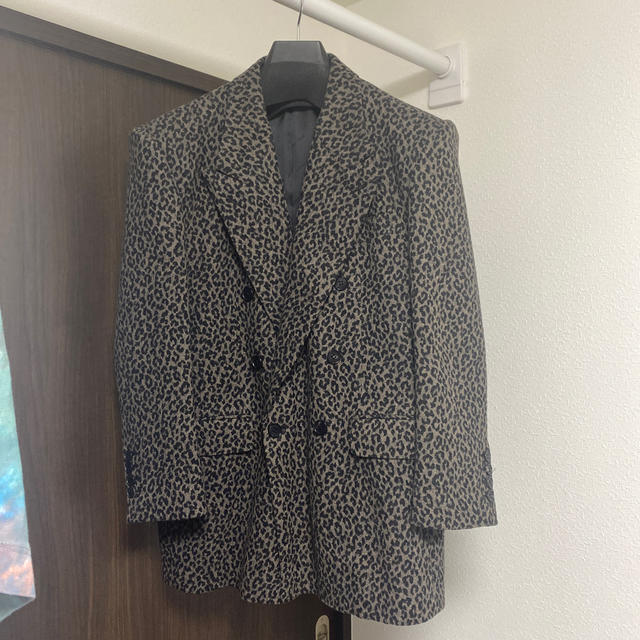 JOHN LAWRENCE SULLIVAN(ジョンローレンスサリバン)のジョンローレンスサリバン 19AW レオパード　ジャケット ダブル メンズのジャケット/アウター(テーラードジャケット)の商品写真