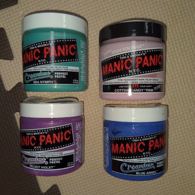 新品　未開封　マニックパニック　マニパニ　セット コスメ/美容のヘアケア/スタイリング(カラーリング剤)の商品写真