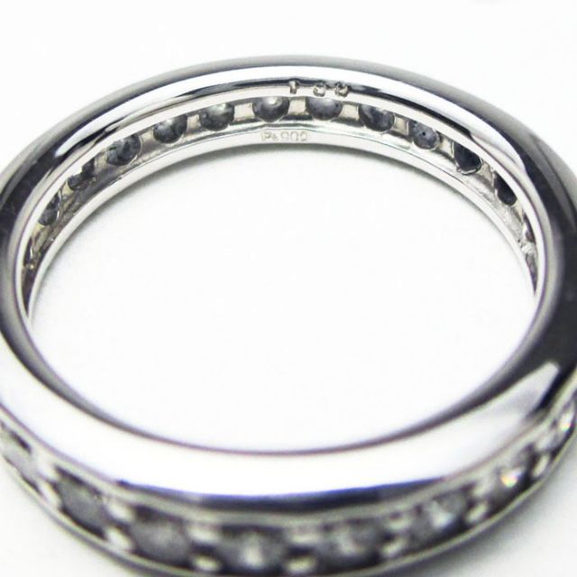 フルエタニティープラチナダイヤリング Pt900 D.1.00ct ８号 レディースのアクセサリー(リング(指輪))の商品写真