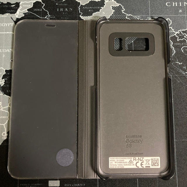 Galaxy(ギャラクシー)のGalaxy S8 CLEAR VIEW STANDING COVER ケース スマホ/家電/カメラのスマホアクセサリー(Androidケース)の商品写真