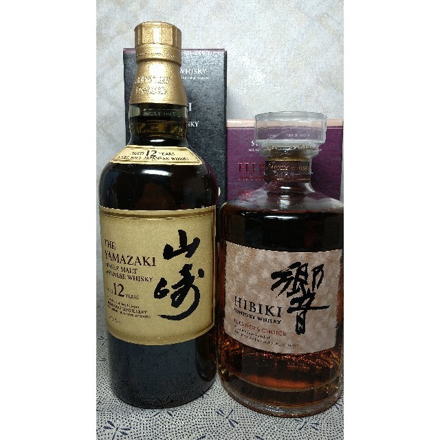 酒【希少❗】サントリー山崎12年・同響BlendersChoice 各700ml