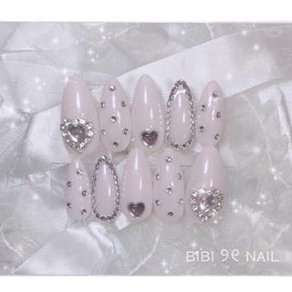 ♡ No.28  ネイルチップ　量産型　韓国　♡ コスメ/美容のネイル(つけ爪/ネイルチップ)の商品写真