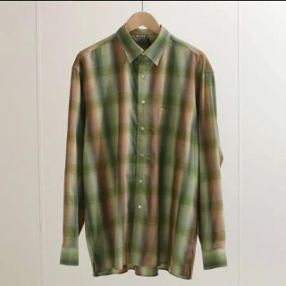 コモリ(COMOLI)のAURALEE SUPER LIGHT WOOL CHECK SHIRTS(シャツ)