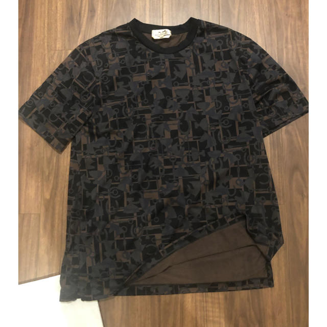 トップス新品、未使用。エルメス　メンズ　馬Tーシャツ　size m 黒