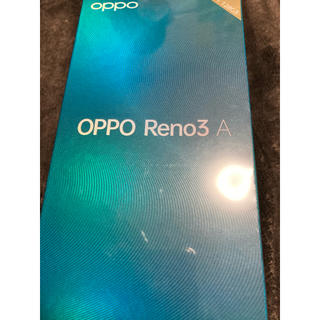 アンドロイド(ANDROID)のOPPO Reno3 A 6GB/128GB BLACK 新品未使用(スマートフォン本体)