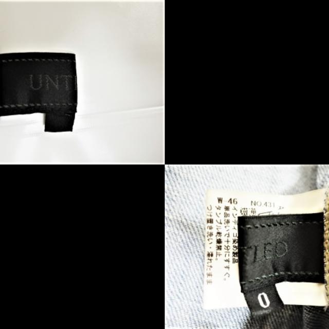 UNTITLED(アンタイトル)のアンタイトル Gジャン サイズ0 XS レディースのジャケット/アウター(Gジャン/デニムジャケット)の商品写真