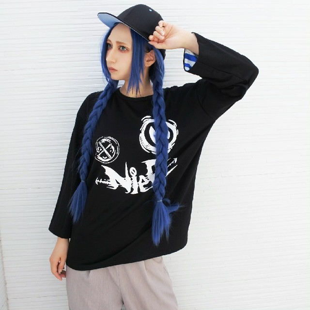 MILKBOY(ミルクボーイ)のNieR   裏地付きカットソー レディースのトップス(Tシャツ(長袖/七分))の商品写真