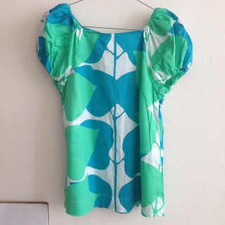 マリメッコ(marimekko)の花柄ブラウス(シャツ/ブラウス(半袖/袖なし))