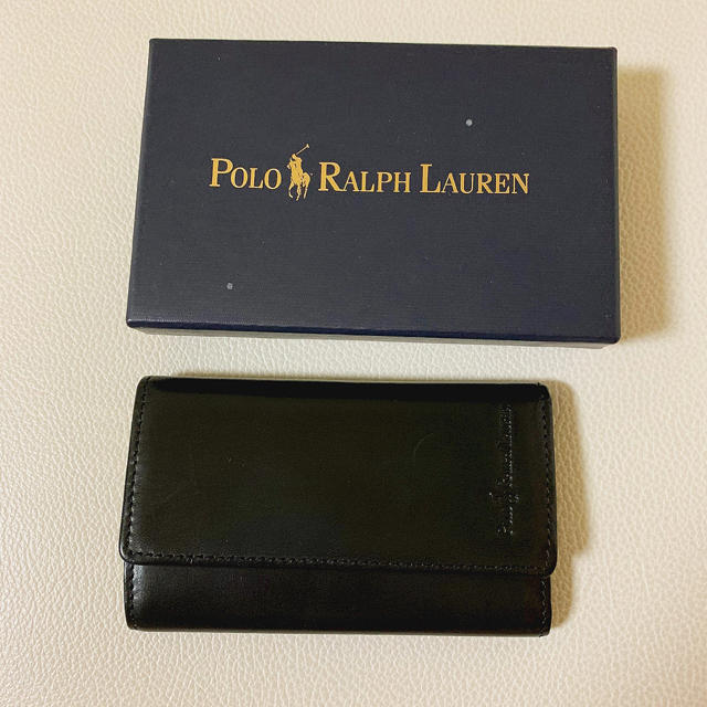 POLO RALPH LAUREN(ポロラルフローレン)のPOLO Ralph Lauren ポロラルフローレン　黒　ブラック　キーケース メンズのファッション小物(キーケース)の商品写真