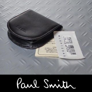 ポールスミス(Paul Smith)の＜訳あり＞Paul Smith 馬蹄型コインケース ハンドステインカーフ 黒(コインケース/小銭入れ)