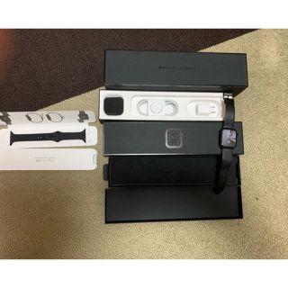 アップルウォッチ(Apple Watch)のApple Watch S5 エルメス44mスペースブラック　定価147180！(腕時計(デジタル))