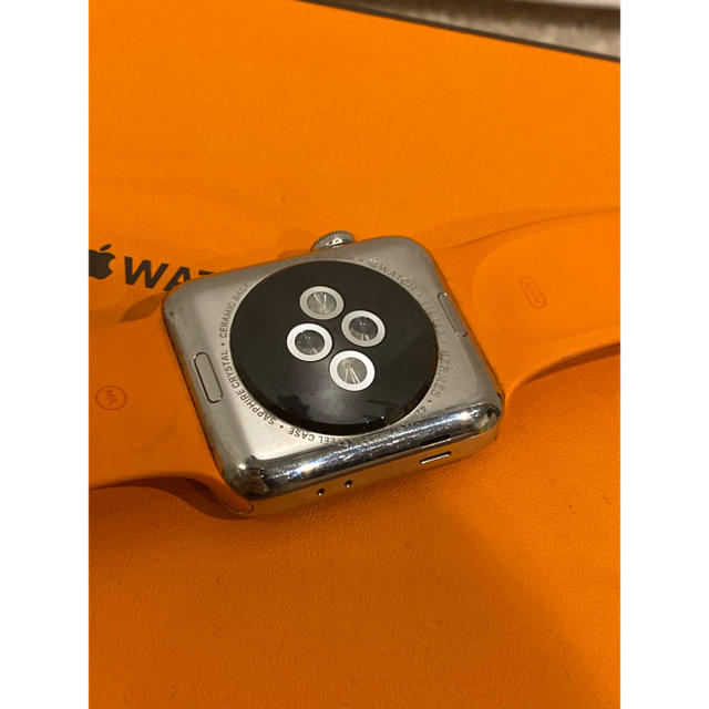 Apple Watch(アップルウォッチ)のじゃじい様専用　Apple Watch 3 エルメス　42mm メンズの時計(腕時計(デジタル))の商品写真