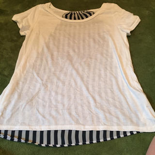 ビームス(BEAMS)のBEAMSリボン&ストライプ Tシャツ(Tシャツ(半袖/袖なし))