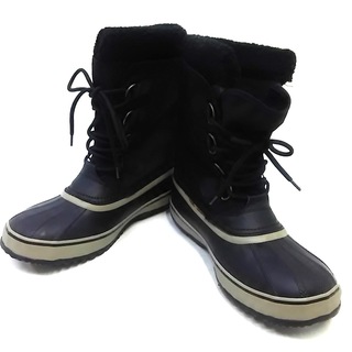 ソレル(SOREL)のソレル レインブーツ メンズ 黒×グレー(長靴/レインシューズ)