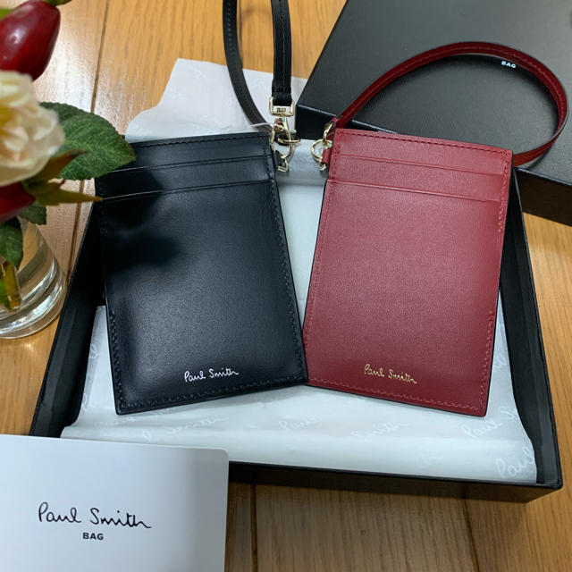 Paul Smith(ポールスミス)の値下★ポールスミスペアトランプ型カードケースパスケース新品2枚セットハートVer レディースのファッション小物(パスケース/IDカードホルダー)の商品写真