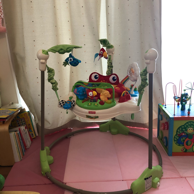 Fisher-Price(フィッシャープライス)のさや様専用　美品　レインフォレスト・ジャンパルー キッズ/ベビー/マタニティのおもちゃ(ベビージム)の商品写真