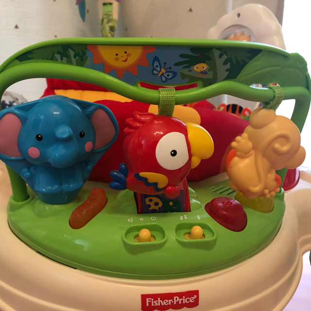 Fisher-Price(フィッシャープライス)のさや様専用　美品　レインフォレスト・ジャンパルー キッズ/ベビー/マタニティのおもちゃ(ベビージム)の商品写真