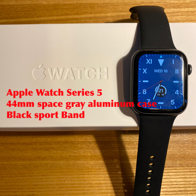 Apple Watch series 5 アルミ 44m スペースブラック