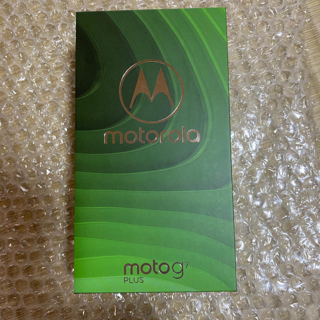 新品未開封 motorola moto g7 plus 2台スマートフォン/携帯電話