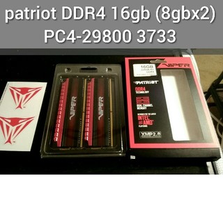 メモリ DDR4 16gb (8gbx2) PC4-29800 3733(PCパーツ)
