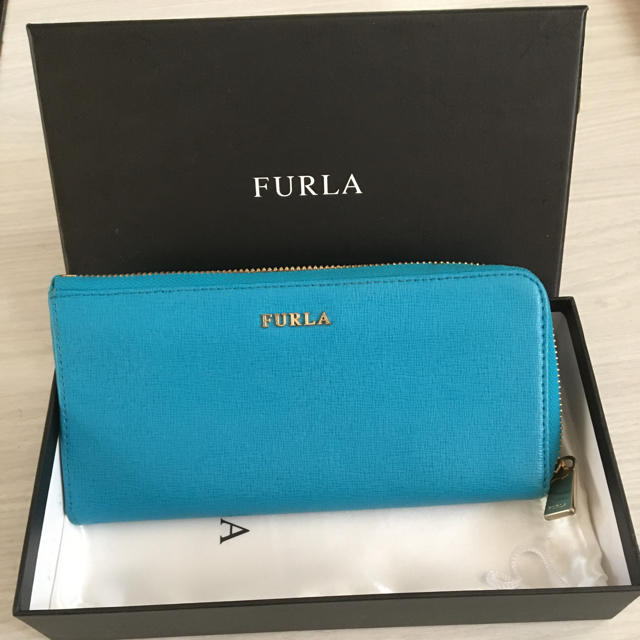 Furla(フルラ)のフルラ　ブルー　財布 レディースのファッション小物(財布)の商品写真