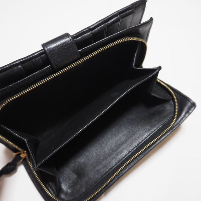 Bottega Veneta(ボッテガヴェネタ)の【週末SALE】ボッテガヴェネタ 二つ折り財布 ブラック メンズのファッション小物(折り財布)の商品写真