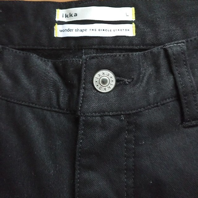 ikka(イッカ)のikka黒パンツ メンズのパンツ(チノパン)の商品写真
