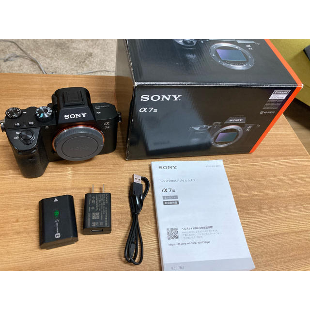 再出品【美品】sony a7iii  ボディ