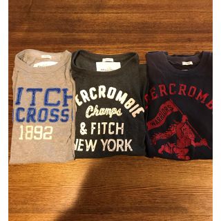 アバクロンビーアンドフィッチ(Abercrombie&Fitch)のアバクロ　Tシャツ　Sサイズ　3枚セット(Tシャツ/カットソー(半袖/袖なし))