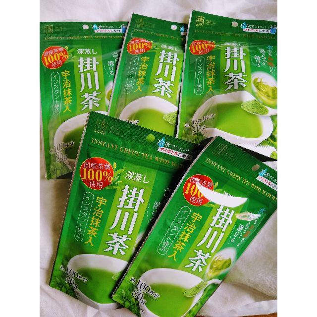 【溶かすだけ！】500杯分　インスタント緑茶　粉茶　レトルト緑茶　お〜いお茶 食品/飲料/酒の飲料(茶)の商品写真