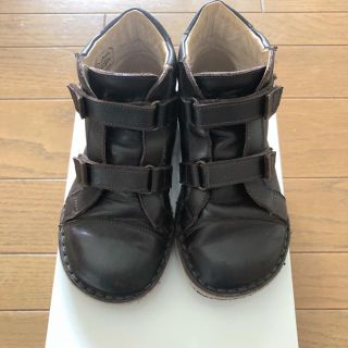 キャラメルベビー&チャイルド(Caramel baby&child )のpepe children  ダークブラウン　shoes 25(その他)