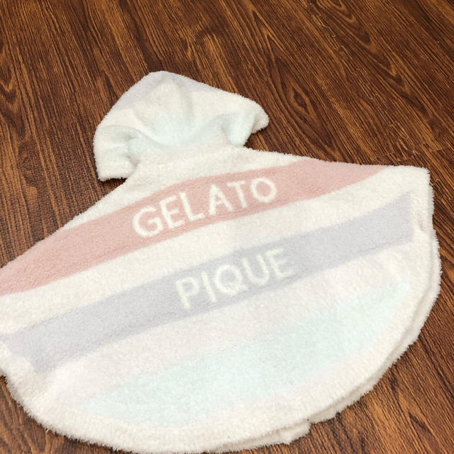 gelato pique(ジェラートピケ)のジェラートピケ　ポンチョ キッズ/ベビー/マタニティのベビー服(~85cm)(カーディガン/ボレロ)の商品写真