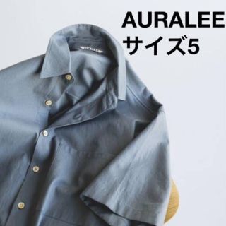 コモリ(COMOLI)の別注 WASHED FINX TWILL HALF SLEEVE SHIRTS(シャツ)