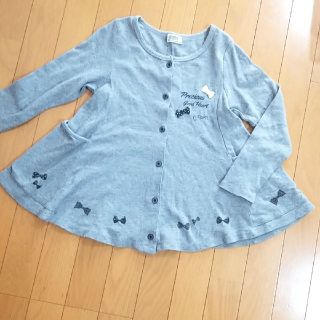 クラウンバンビ(CROWN BANBY)のクラウンバンビ　チュニックカーディガン　130(Tシャツ/カットソー)