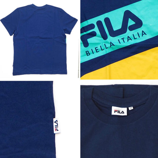 新品未使用★FILA×BTSコラボTシャツ・ジョングク着用 ネイビー